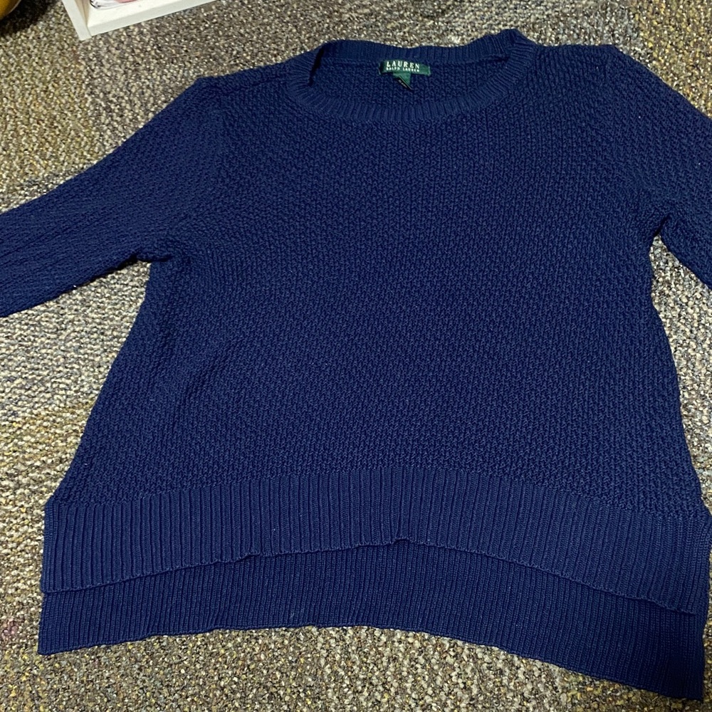SOLD Ralph Lauren Navy Blue Sweater